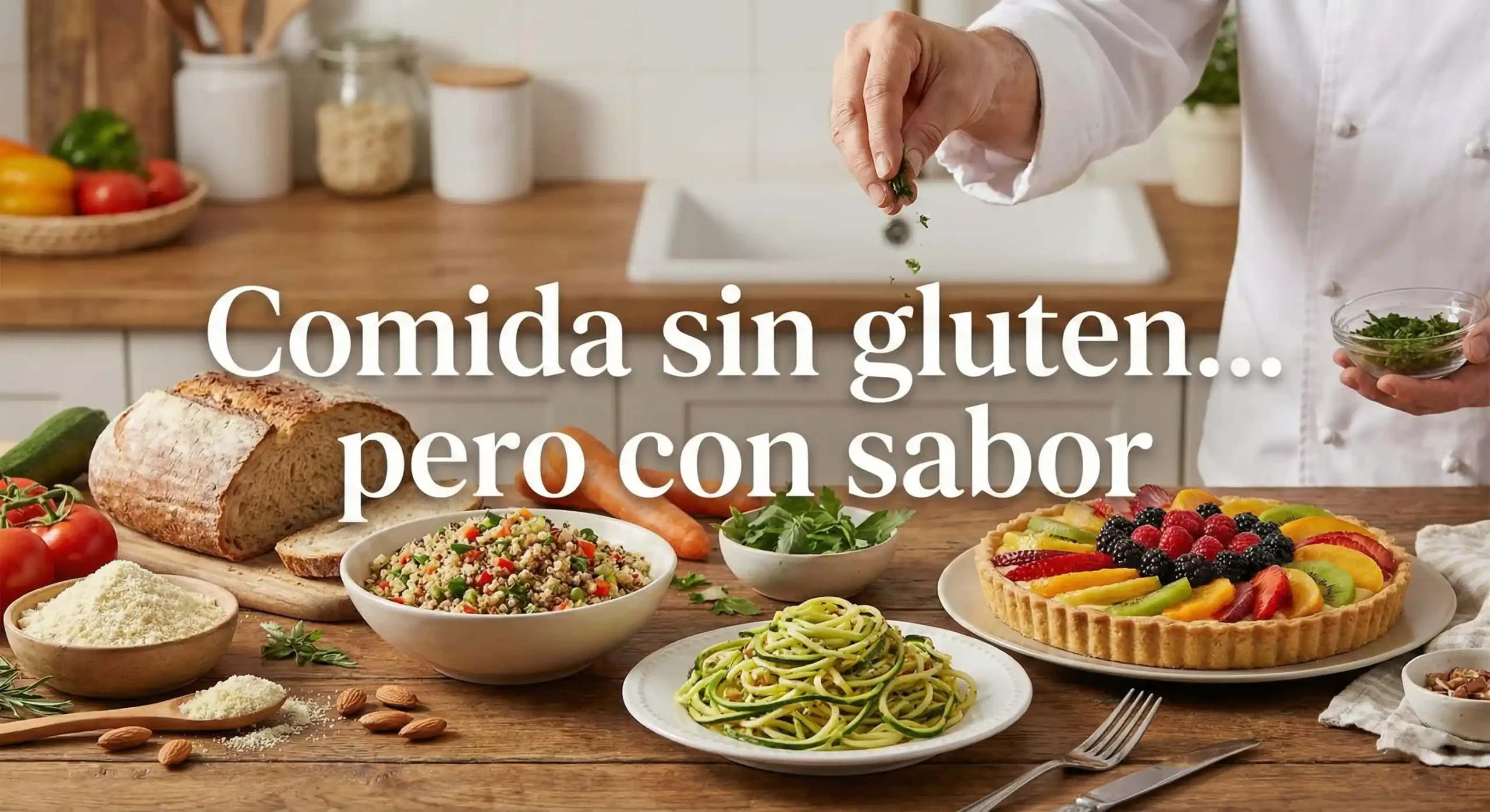 Comida sin gluten… pero con sabor