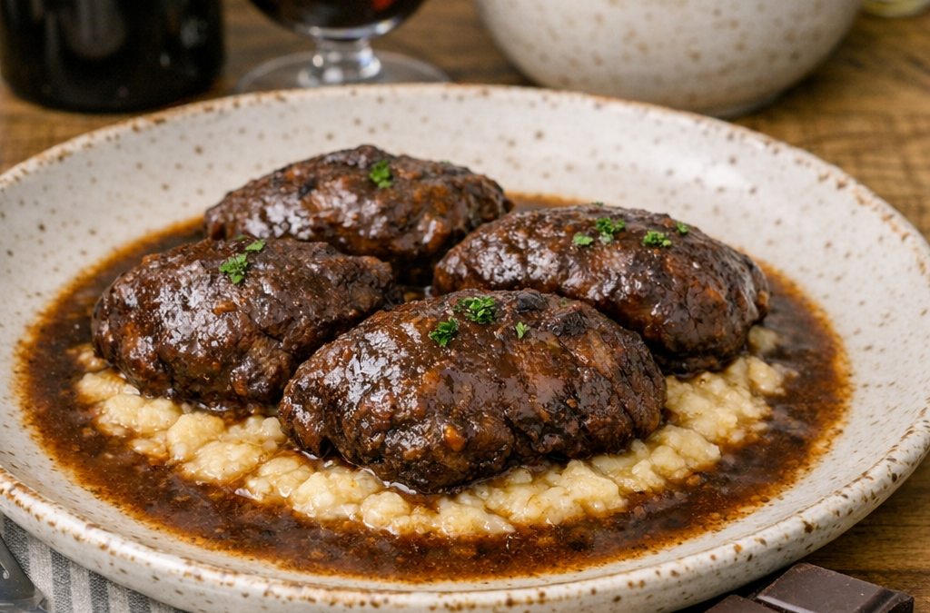 Carrillada ibérica al Pedro Ximenez & Chocolate (Sin gluten)
